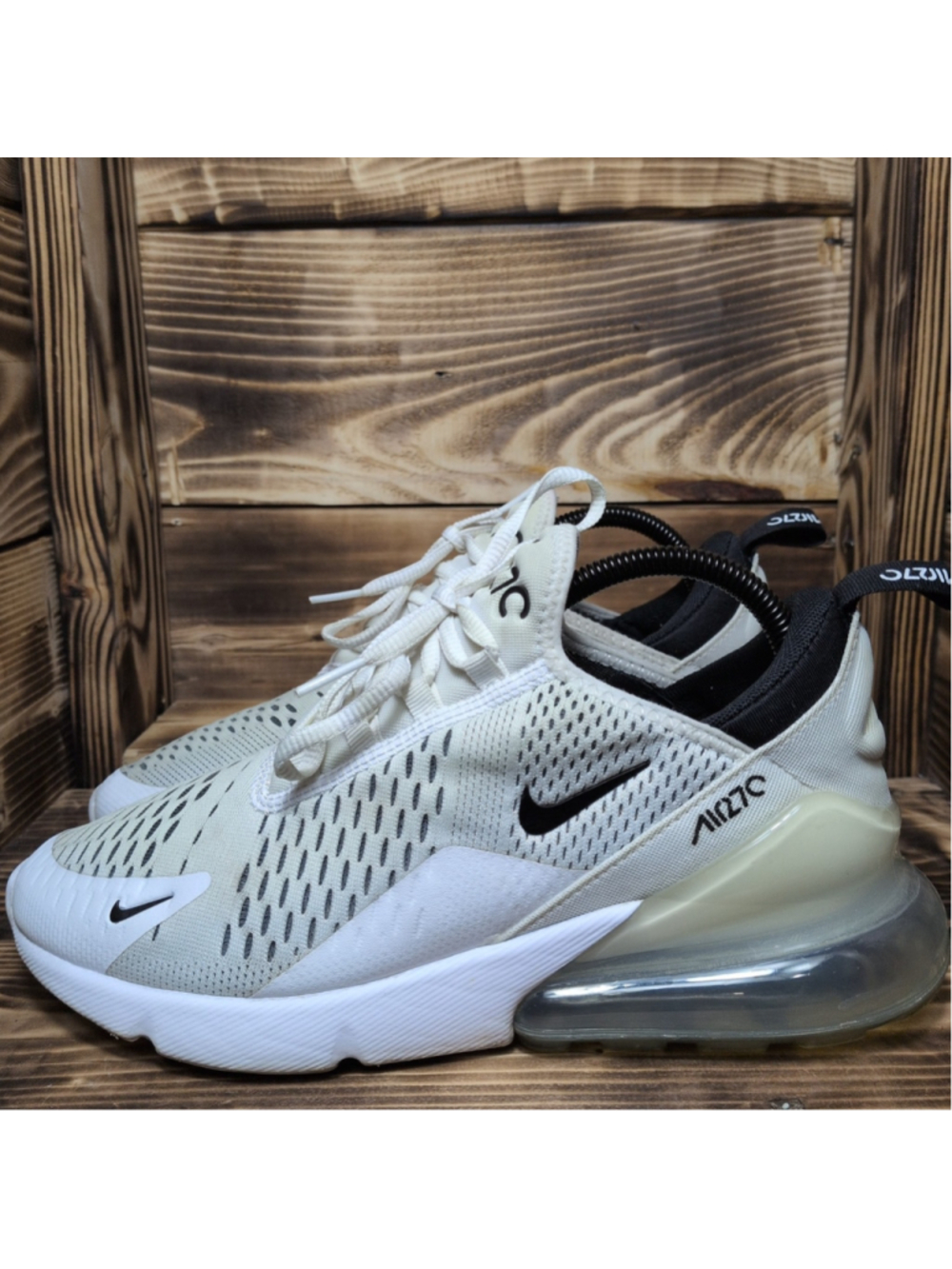 Size 9 - Nike Air Max 270 White 270's Women's Sneakers Running Casual Shoes